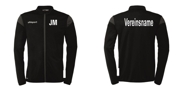 SG Spielgemeinschaft Squad Jacke Poly Jacke, schwarz-grau